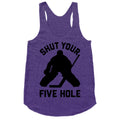 Shut Your Five Hole Racerback Tank