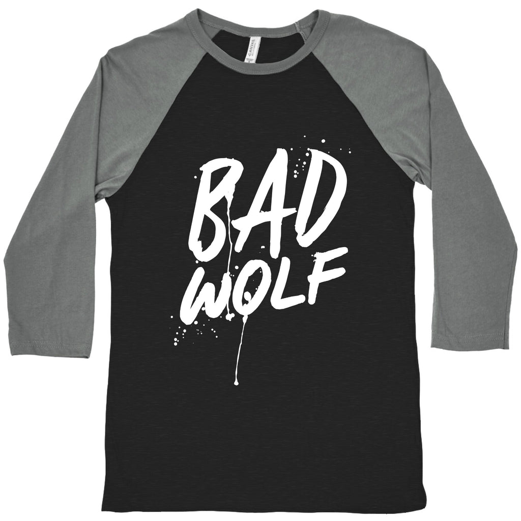 Doctor Who Bad Wolf Baseball Tee