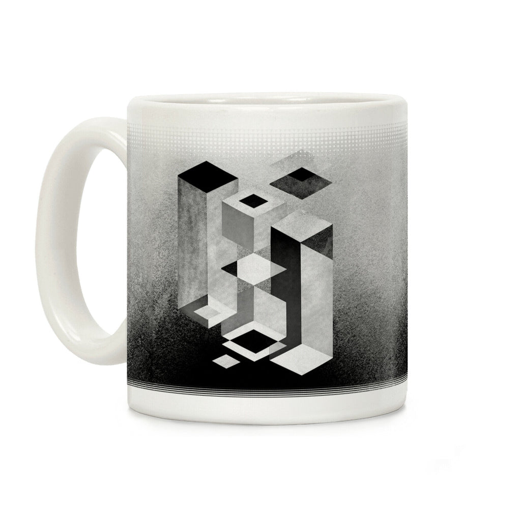 Geometry Optical Illusion Coffee Mug