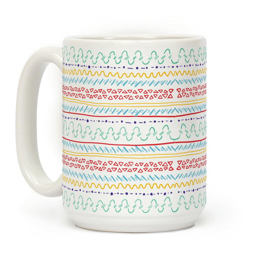 Yarn Pattern Coffee Mug