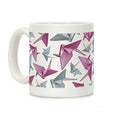 Origami Paper Crane Coffee Mug