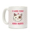 I Like You And Naps Coffee Mug
