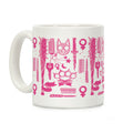 Feminist Fighter Arsenal Pink Coffee Mug
