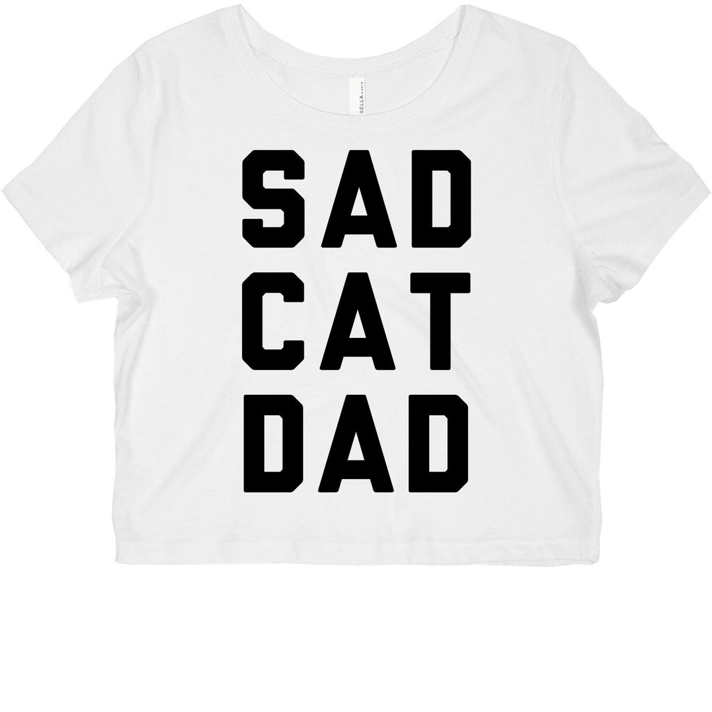 Sad Cat Dad Graphic Baby Tee