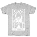 The Chariot Space Rocket Tarot Card T-Shirt