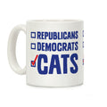 Republicans Democrats Cats Coffee Mug