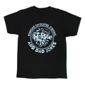Running on Coffee, Fishing, and Dad Jokes Kids Tee