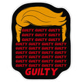 34 Times Guilty Trump Sticker