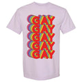 Gay Retro Rainbow Comfort Colors Heavyweight Tee