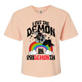 Baphomet I Put The Demon In Pride Month Women's Comfort Colors Heavyweight Boxy Tee