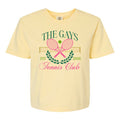 The Gays Tennis Club Women's Comfort Colors Heavyweight Boxy Tee