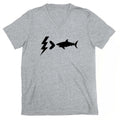 Electrocution Over Shark Trump V-Neck