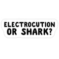 Electrocution or Shark? Trump Sticker