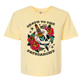 Death to The Patriarchy Women's Comfort Colors Heavyweight Boxy Tee