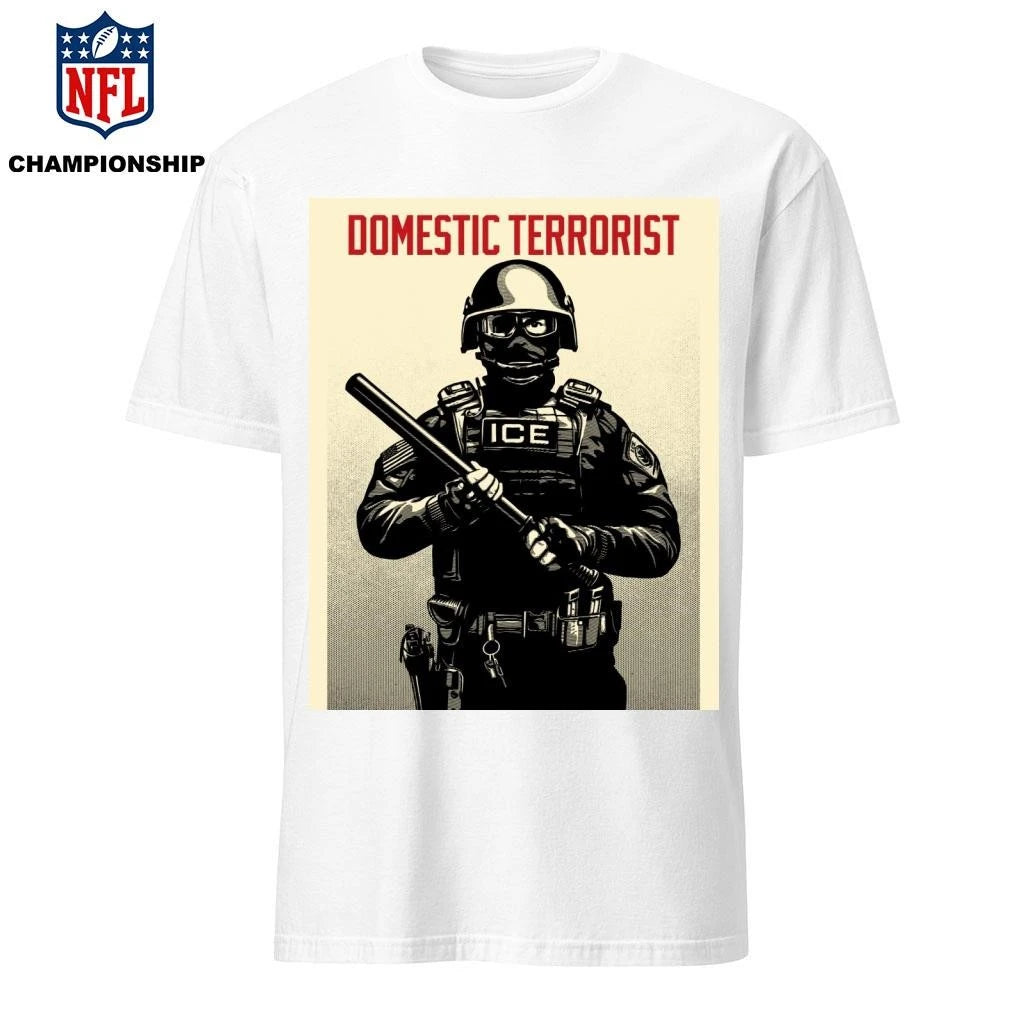 Projection Mirror Domestic Terrorist ICE Shirt