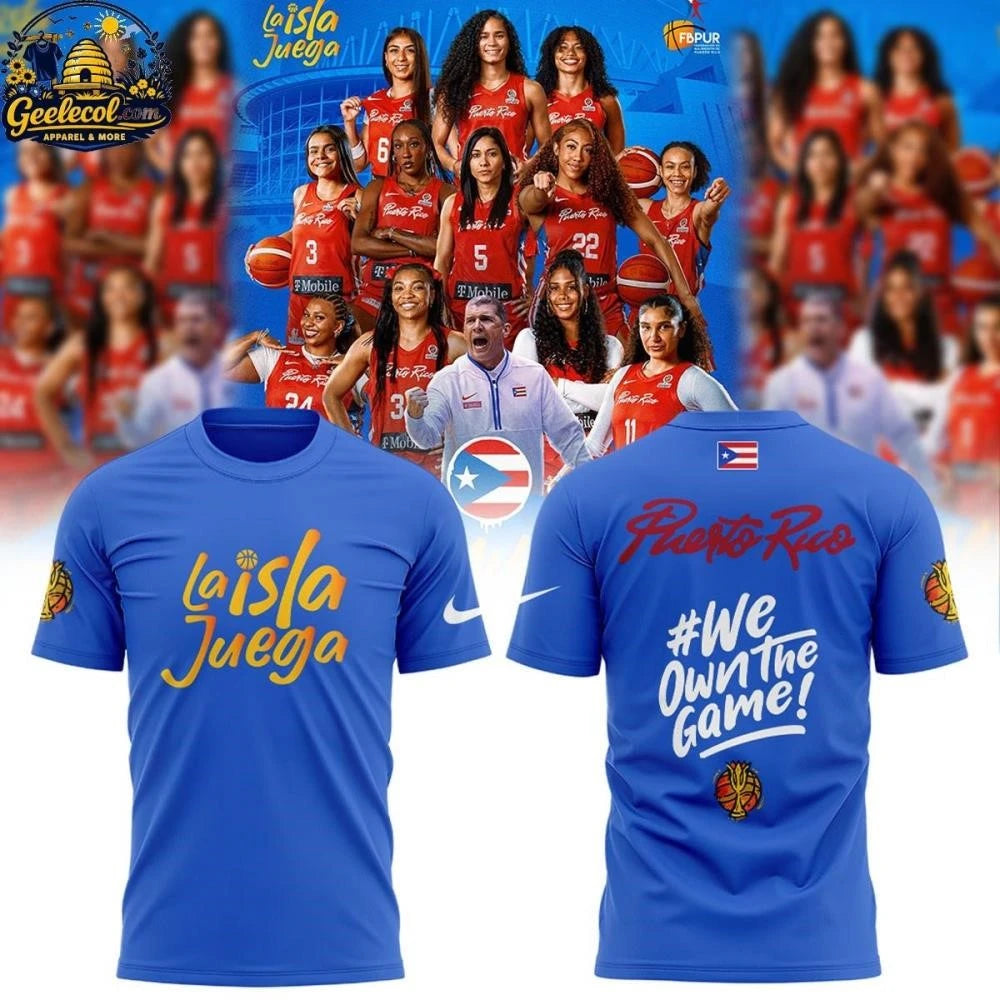 Puerto Rico FIBA Women’s Basketball World Cup 2026 2 Sides Shirt