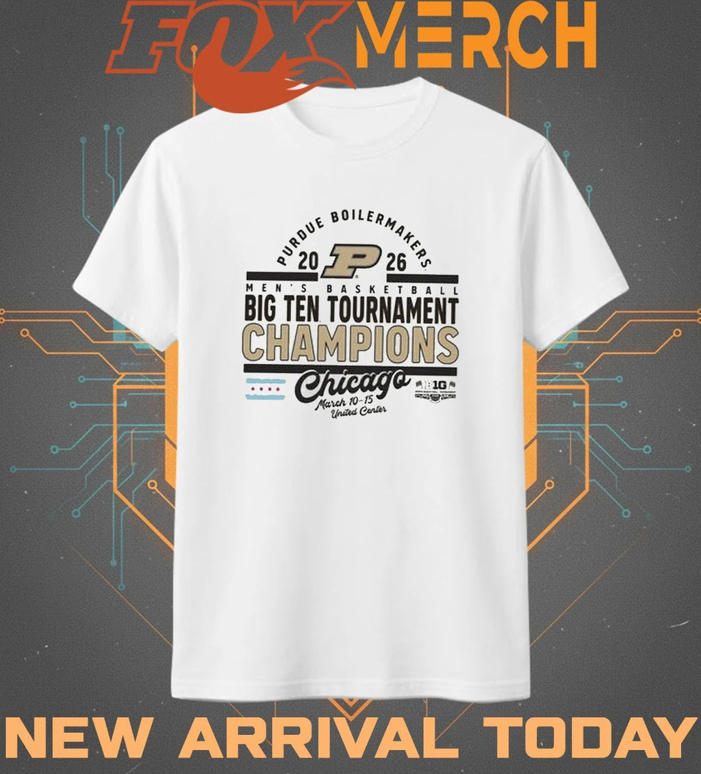 Purdue Boilermakers 2026 Big Ten Men’s Basketball Champions march 10-15 t-shirt
