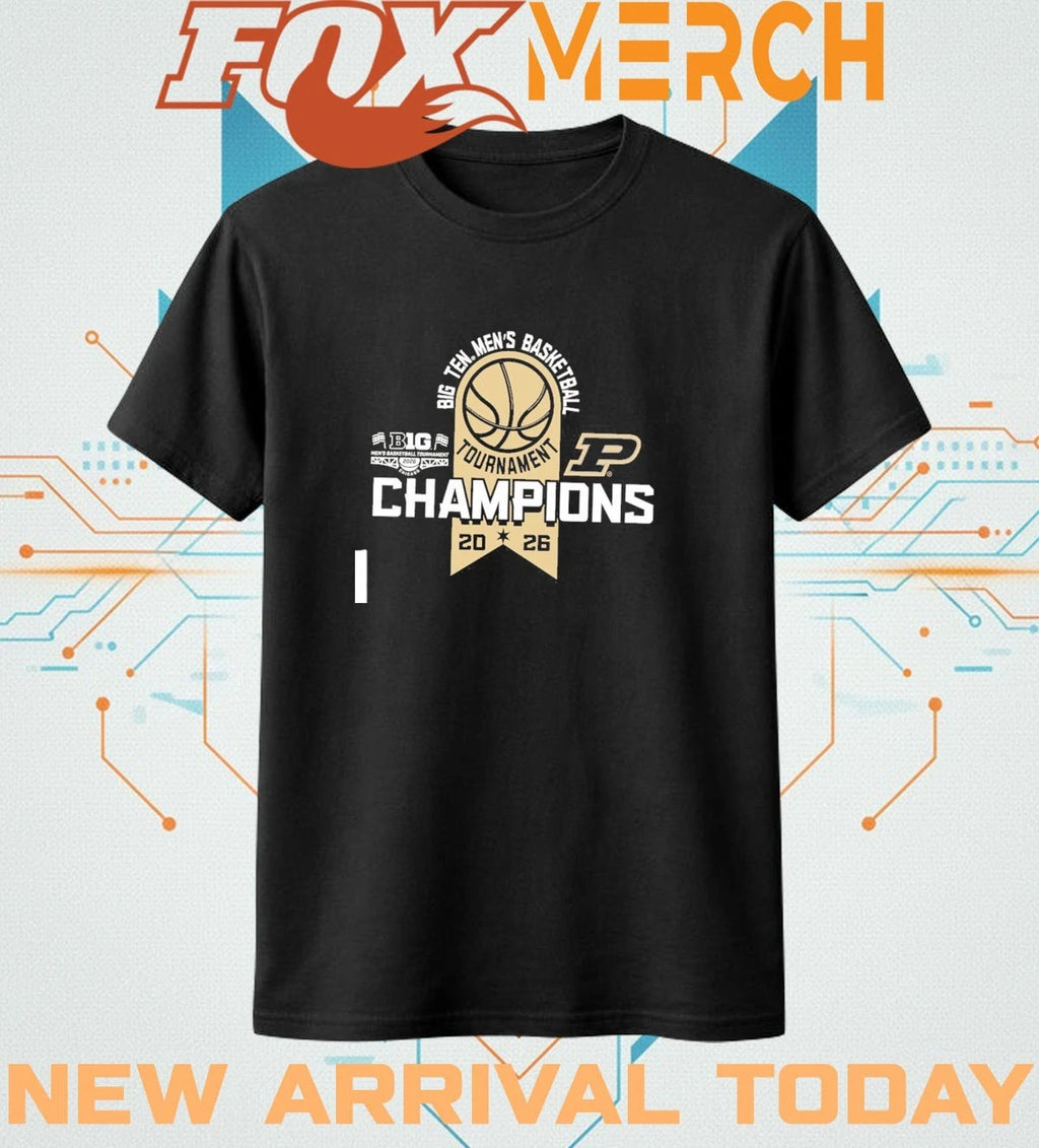 Purdue Boilermakers 2026 Big Ten Men’s Basketball Champions t-shirt