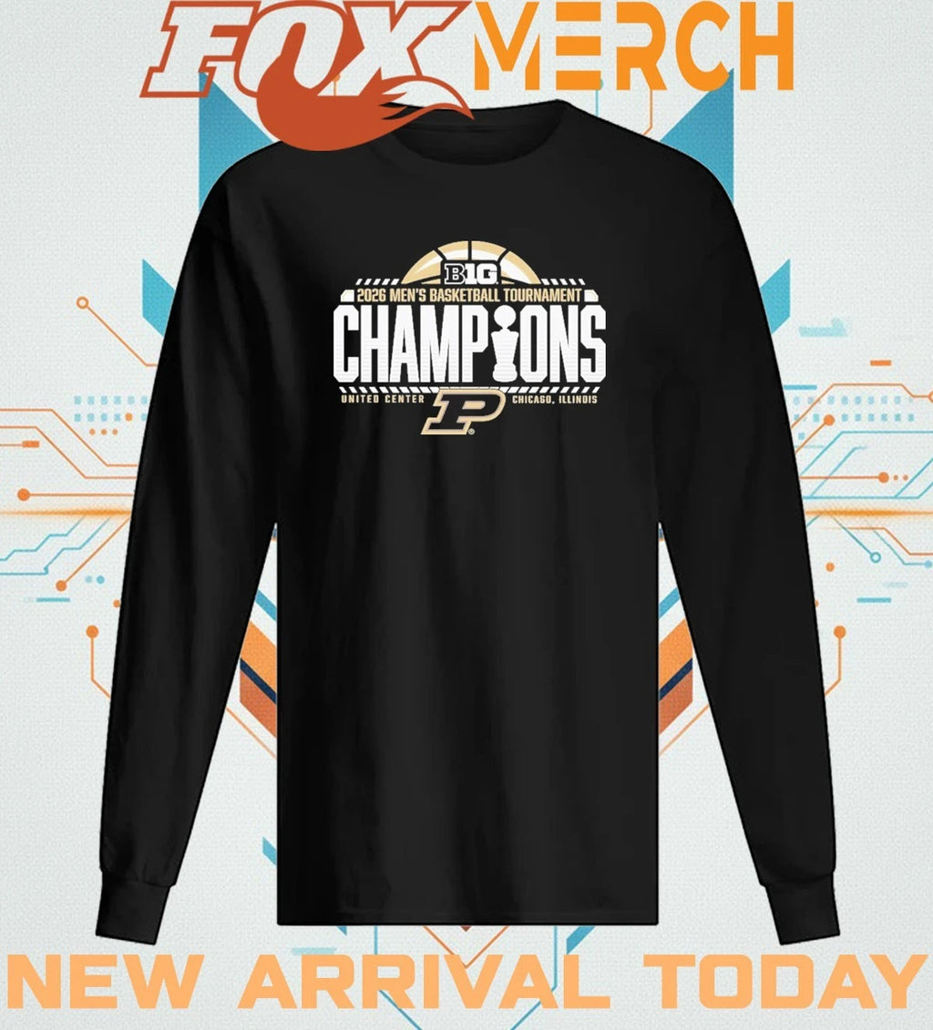Purdue Boilermakers 2026 Big Ten Men’s Basketball Tournament Champions Locker Room shirt