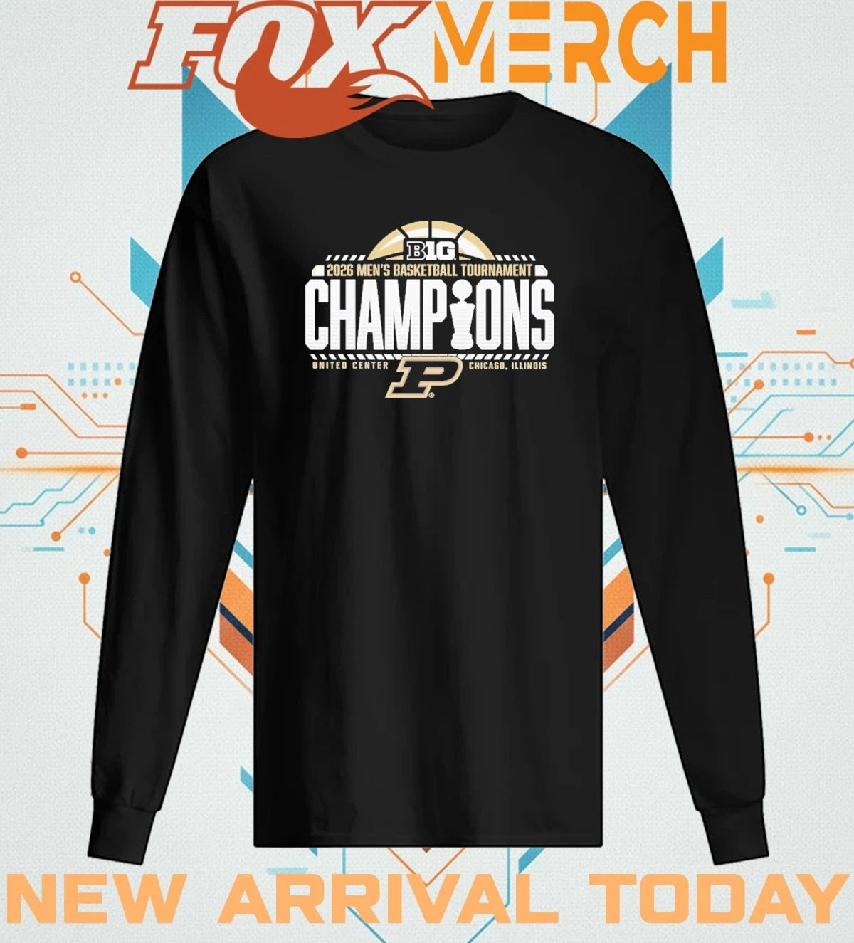 Purdue Boilermakers 2026 Big Ten Men’s Basketball Tournament Champions Locker Room shirt