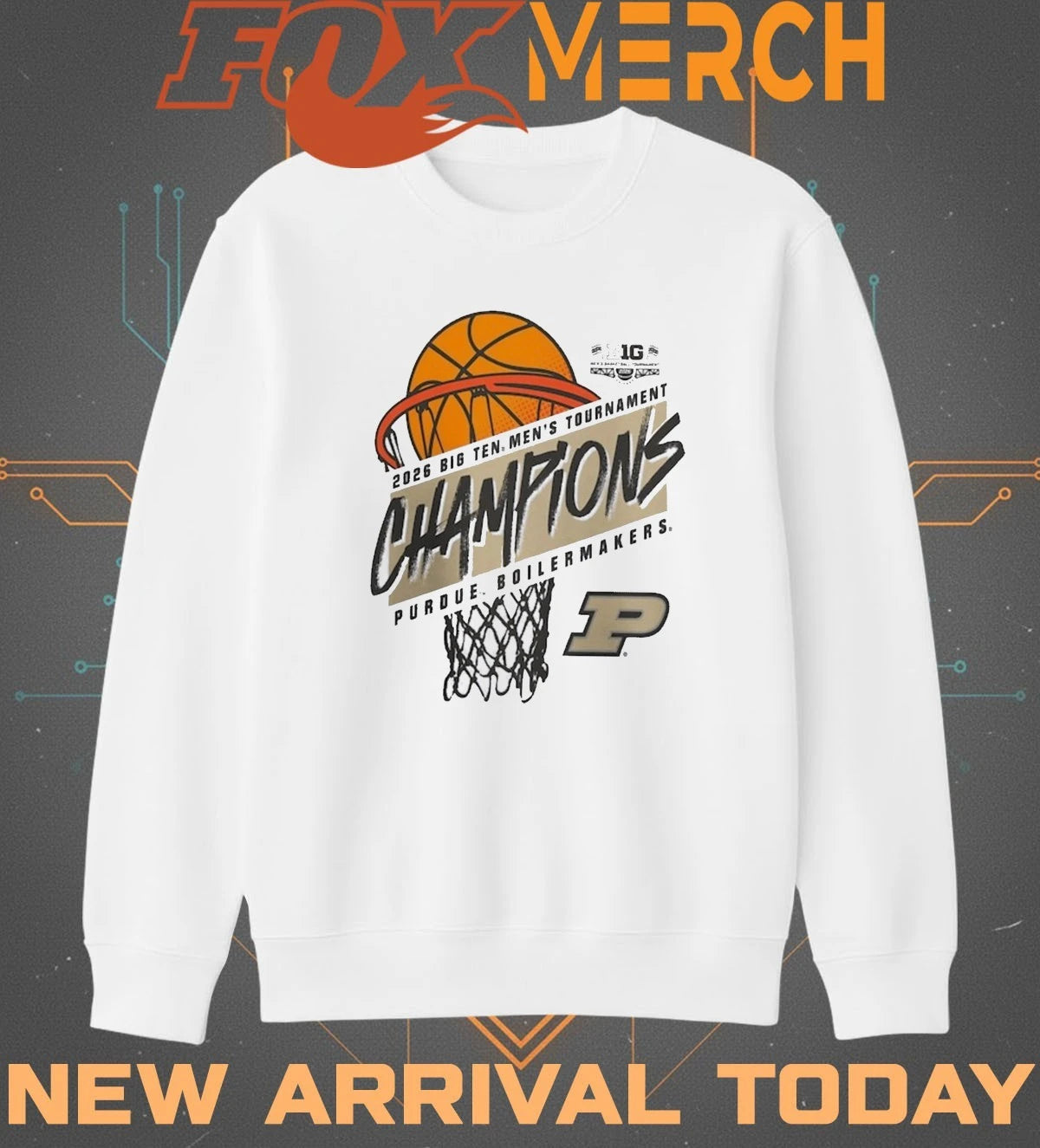 Purdue Boilermakers 2026 Big Ten Men’s Basketball Tournament Champions shirt