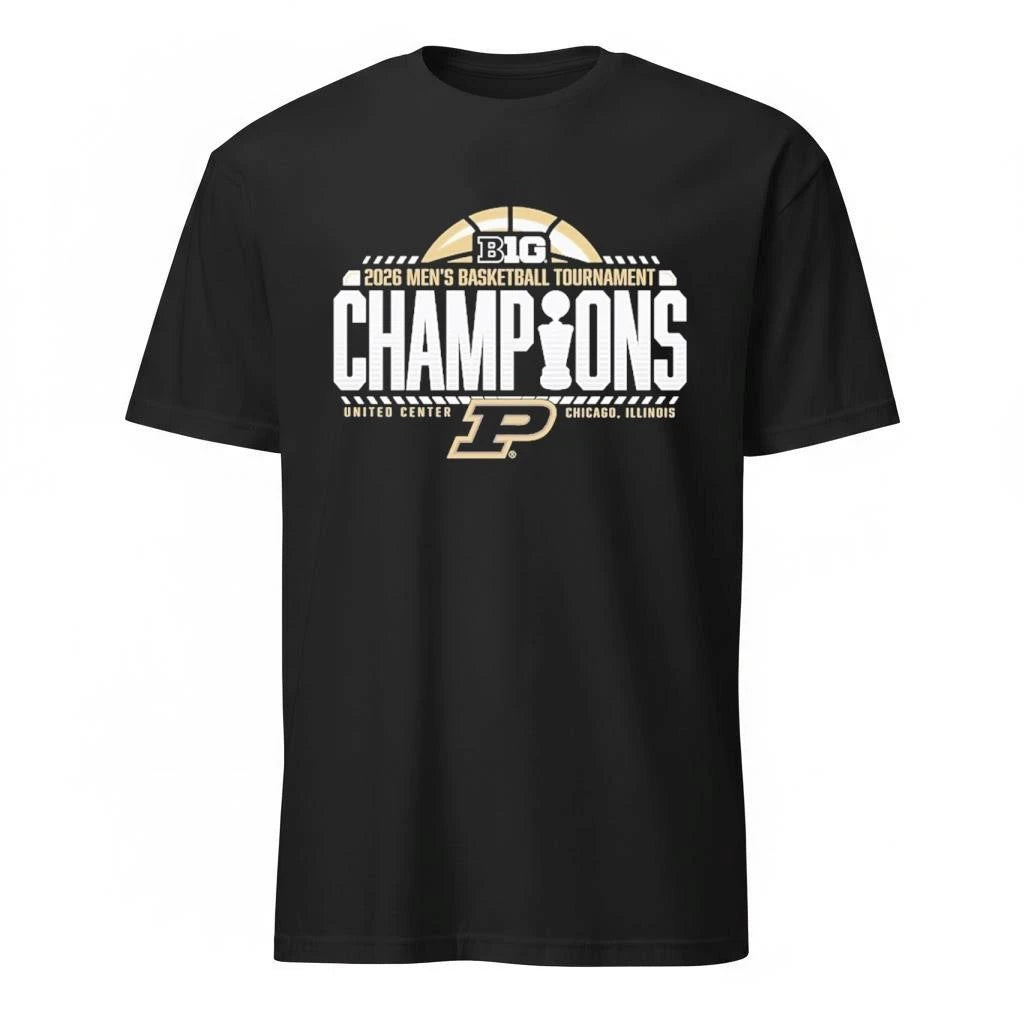 Purdue Boilermakers 84 Unisex 2026 Big Ten Men’s Basketball Tournament Champions Shirt