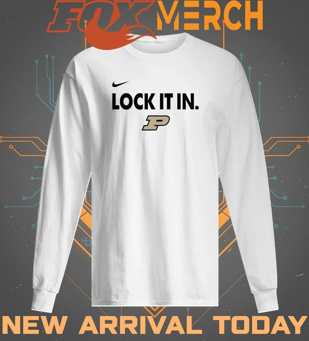 Purdue Boilermakers Lock It In Basketball Postseason Bench t-shirt