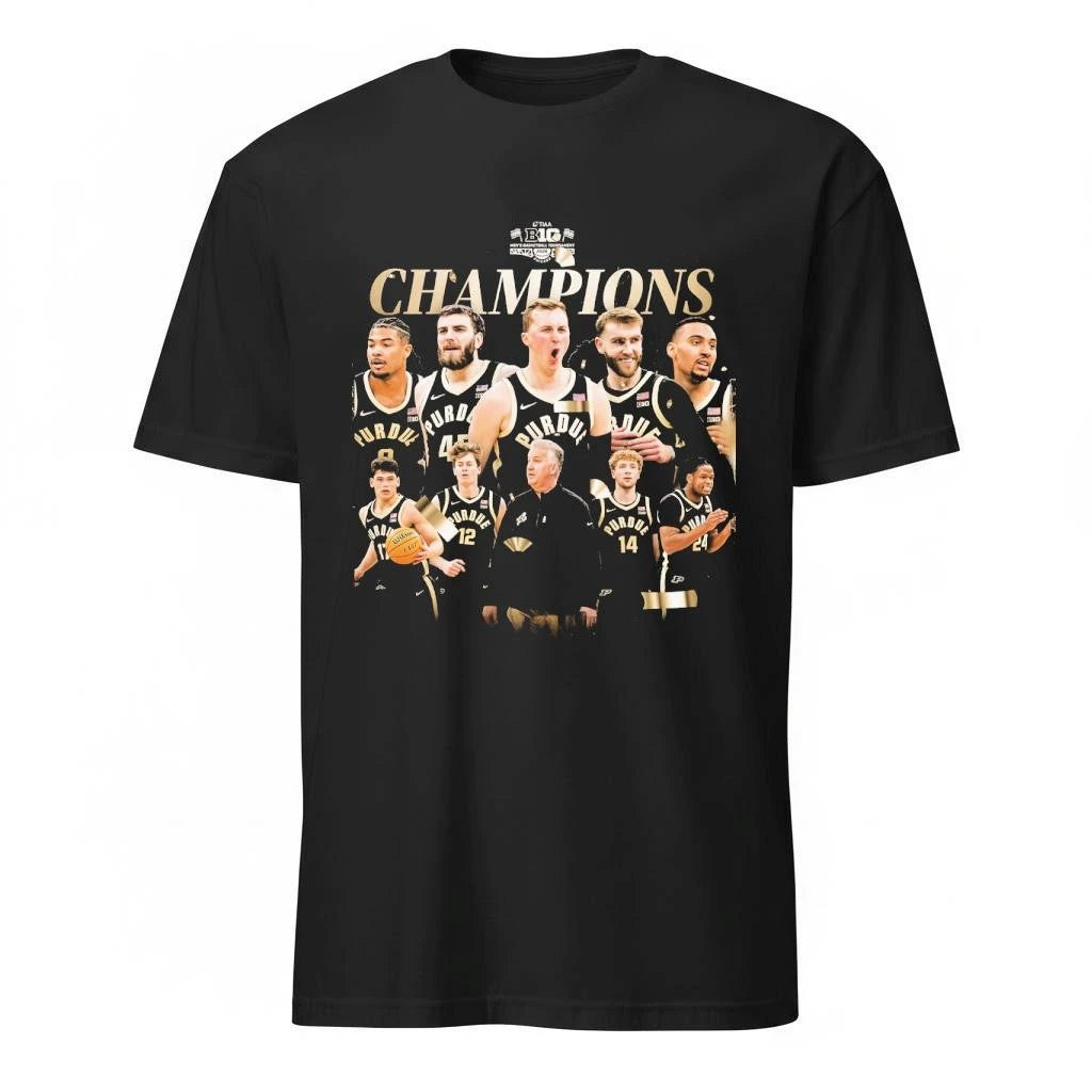 Purdue Boilermakers Men’s Basketball 2026 Big Ten Tournament Champions Poster Shỉt