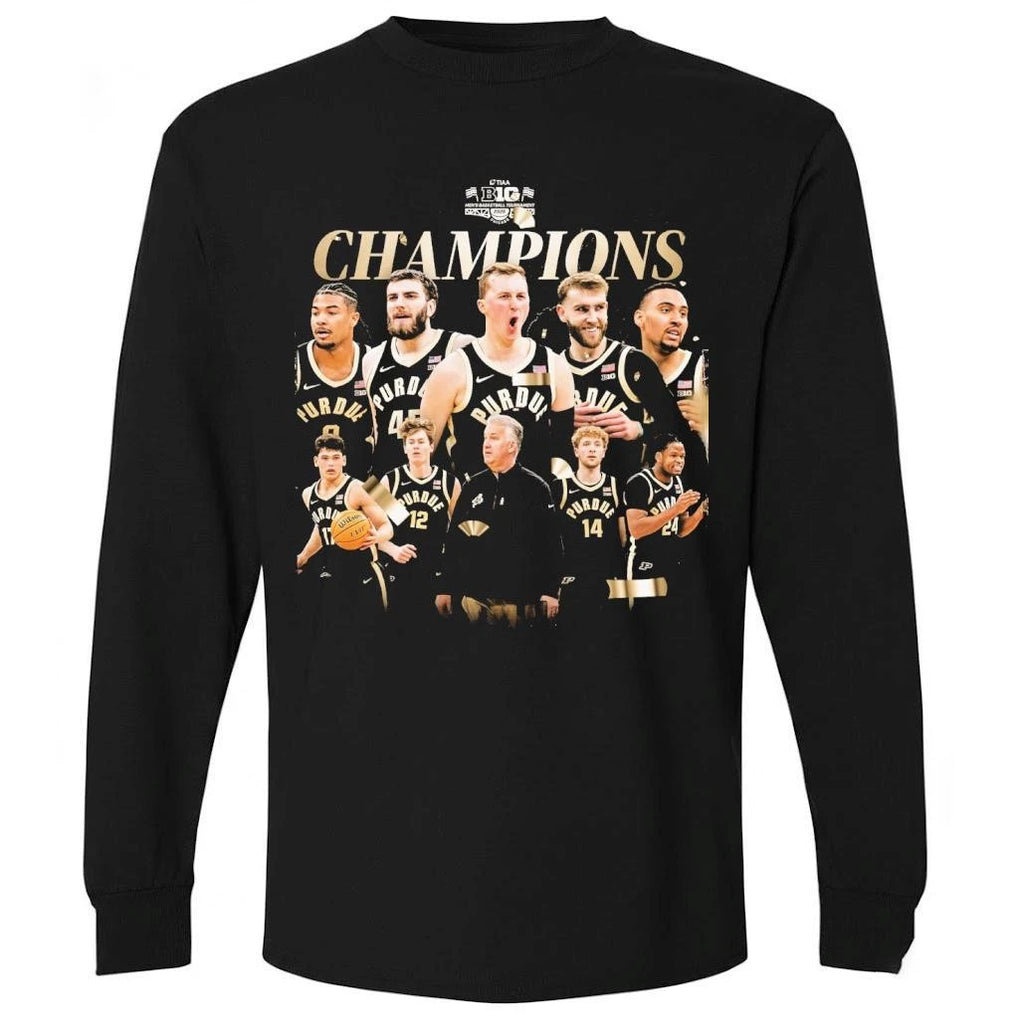 Purdue Boilermakers Men’s Basketball 2026 Big Ten Tournament Champions Poster Shỉt