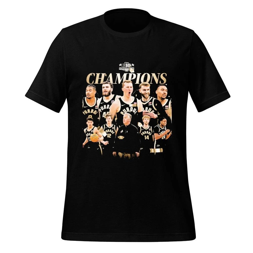 Purdue Boilermakers Men’s Basketball 2026 Big Ten Tournament Champions Poster Shỉt