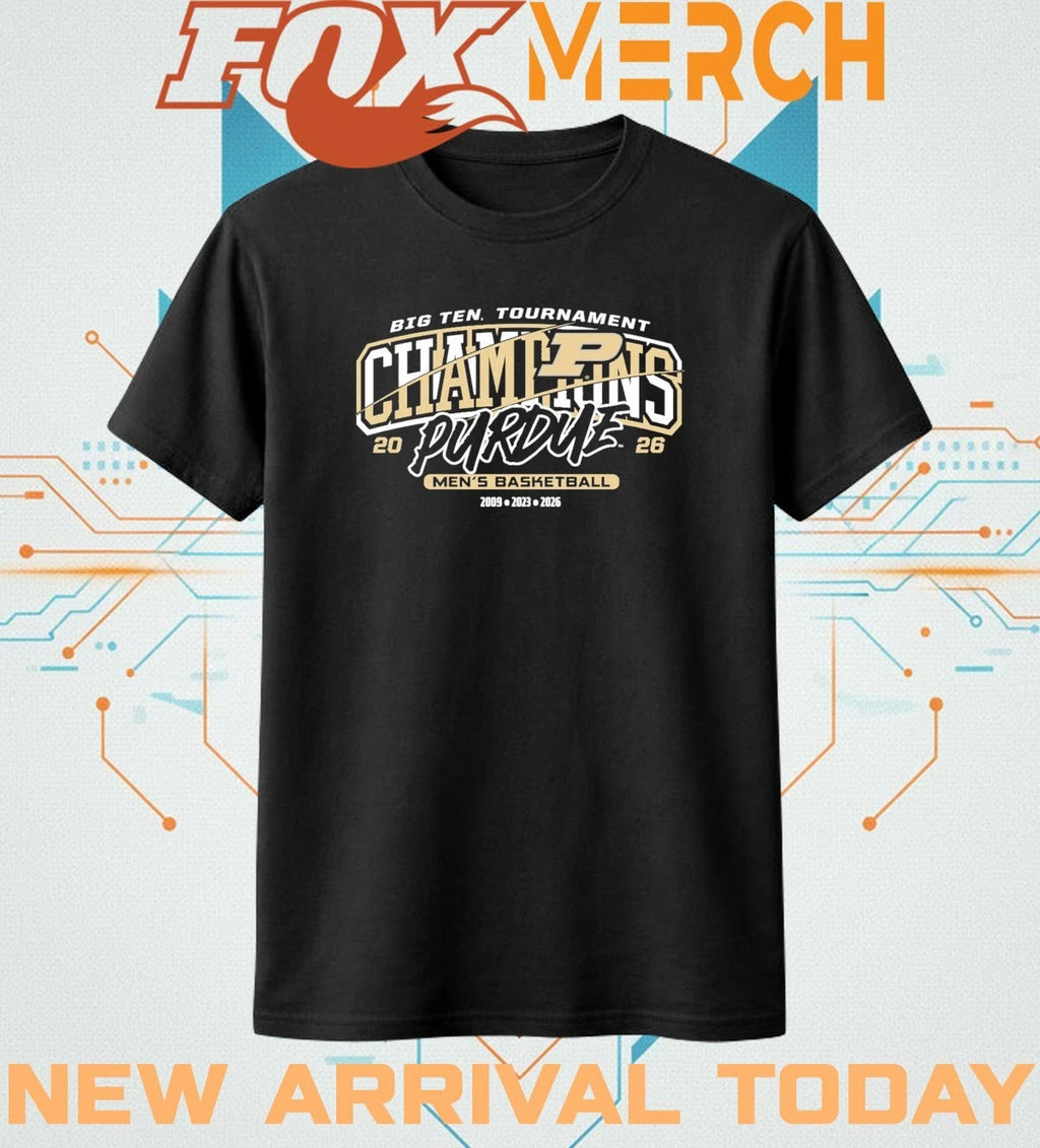 Purdue Boilermakers Men’s Basketball 2026 Big Ten Tournament Champions t-shirt