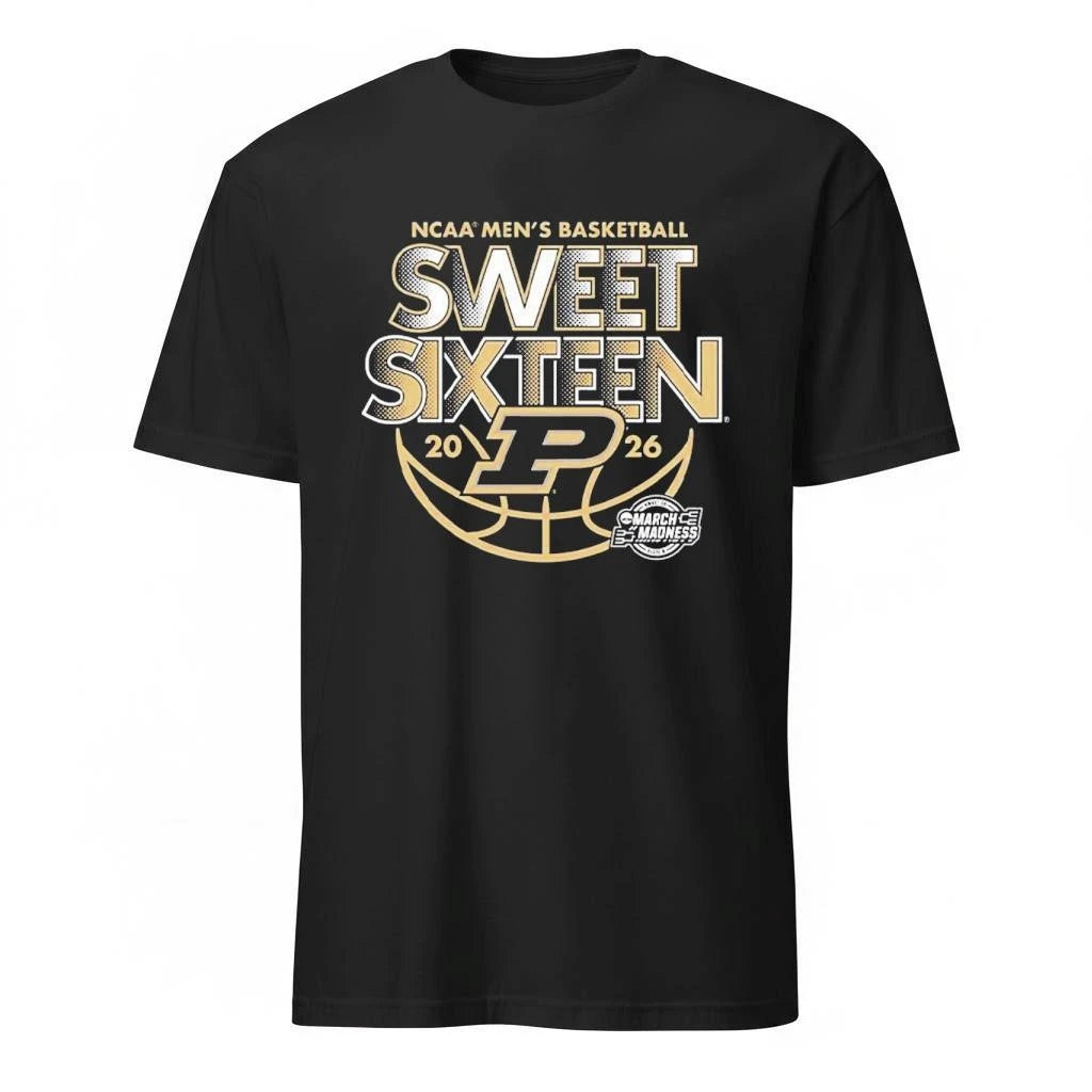 Purdue Boilermakers Men’s Basketball 2026 NCAA March Madness Sweet 16 Shirt