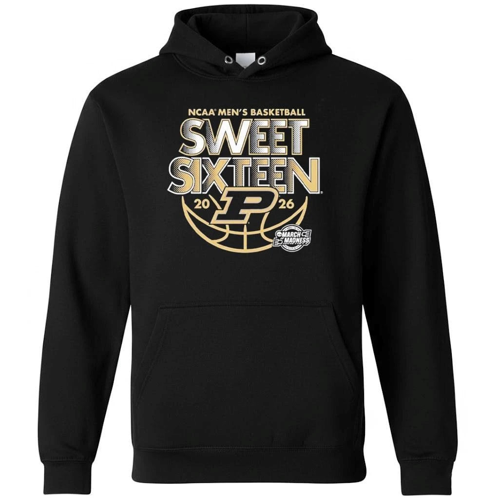 Purdue Boilermakers Men’s Basketball 2026 NCAA March Madness Sweet 16 Shirt