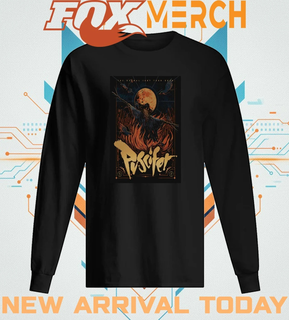 Puscifer The Normal Isn’t Tour 2026 poster t-shirt