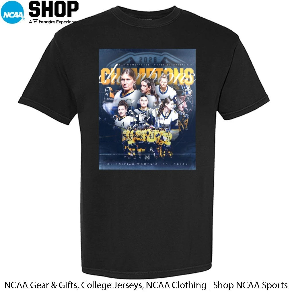 Quinnipiac Bobcats Women’s Ice Hockey For The First Time Since 2016, Your Ecac Hockey Champions T-Shirt