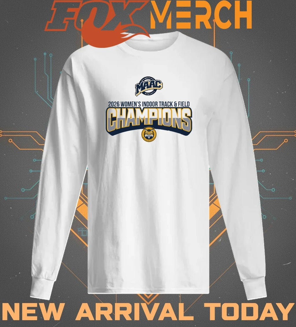 Quinnipiac University – 2026 Women’s Indoor Track &amp; Field Champions t-shirt