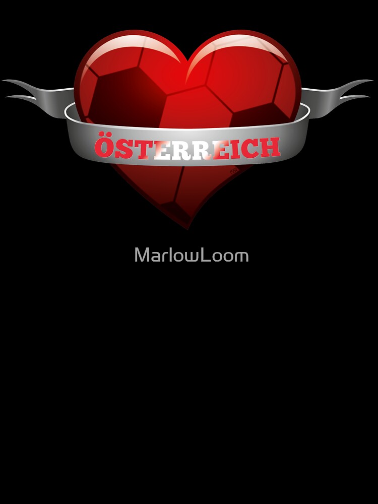 Austria soccer heart by MarlowLoom
