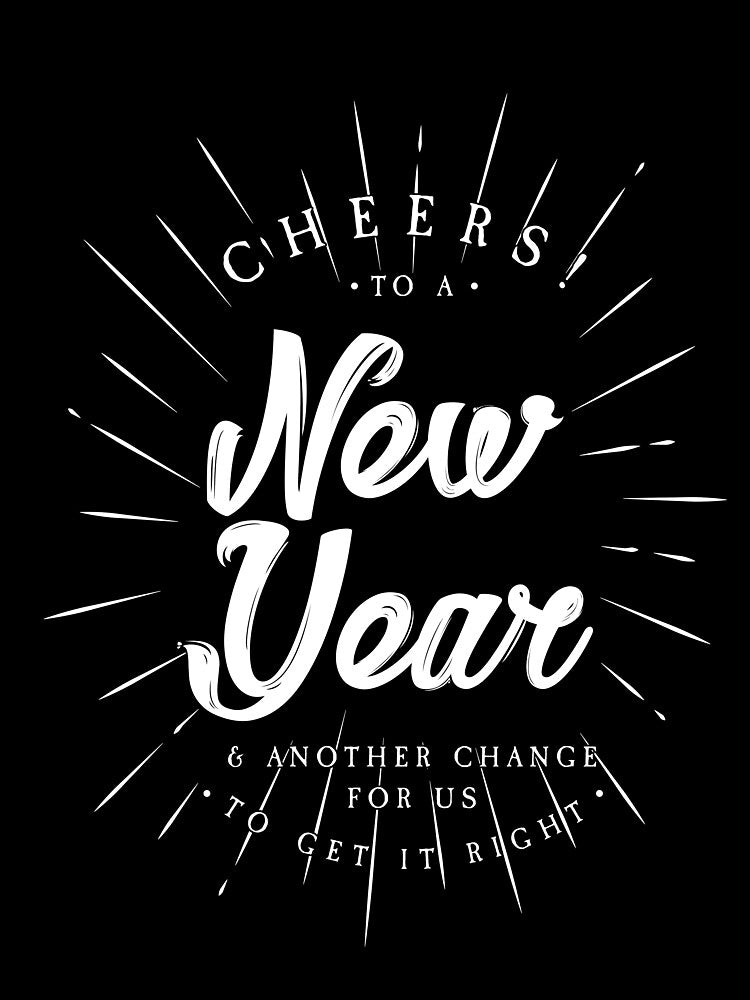 Cheers to a New Year T-Shirt for Men and Women by AllStarMerch