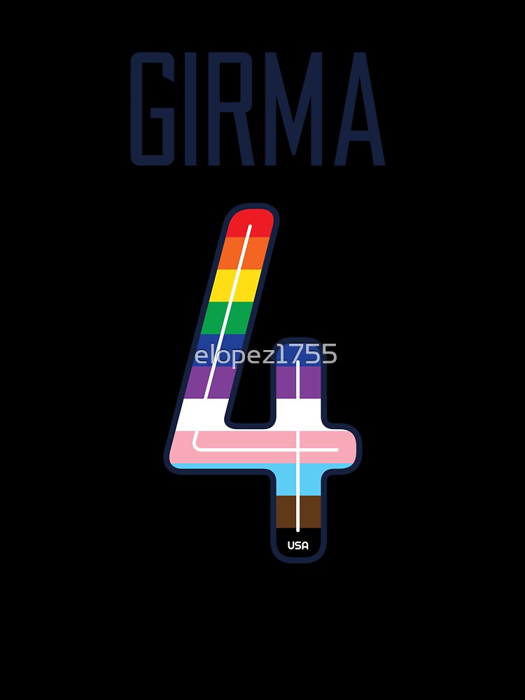 Naomi Girma 4  / USWNT / Naomi Girma Pride Jersey Style by elopez1755