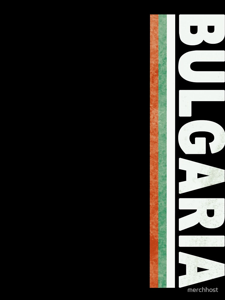Bulgaria Flag Soccer Pride Distressed Design by merchhost