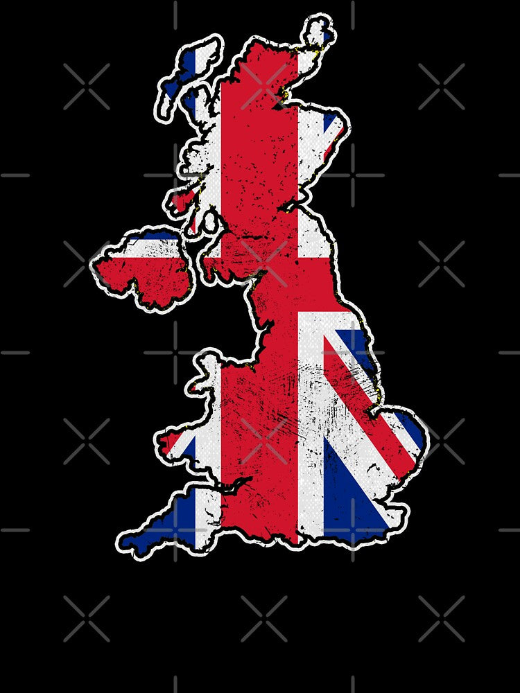 United Kingdom Flag Map by EddieBalevo