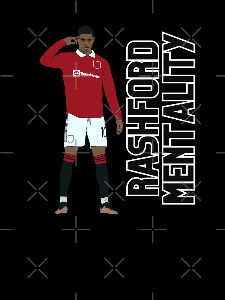 Marcus Rashford Mentality Focus Goal Celebration Strength by Hevding
