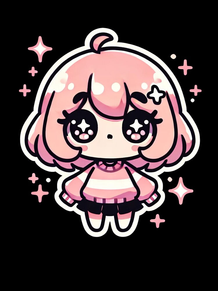 Kawaii Girl – Cute Chibi Anime Character Design by PaulaDesignCo