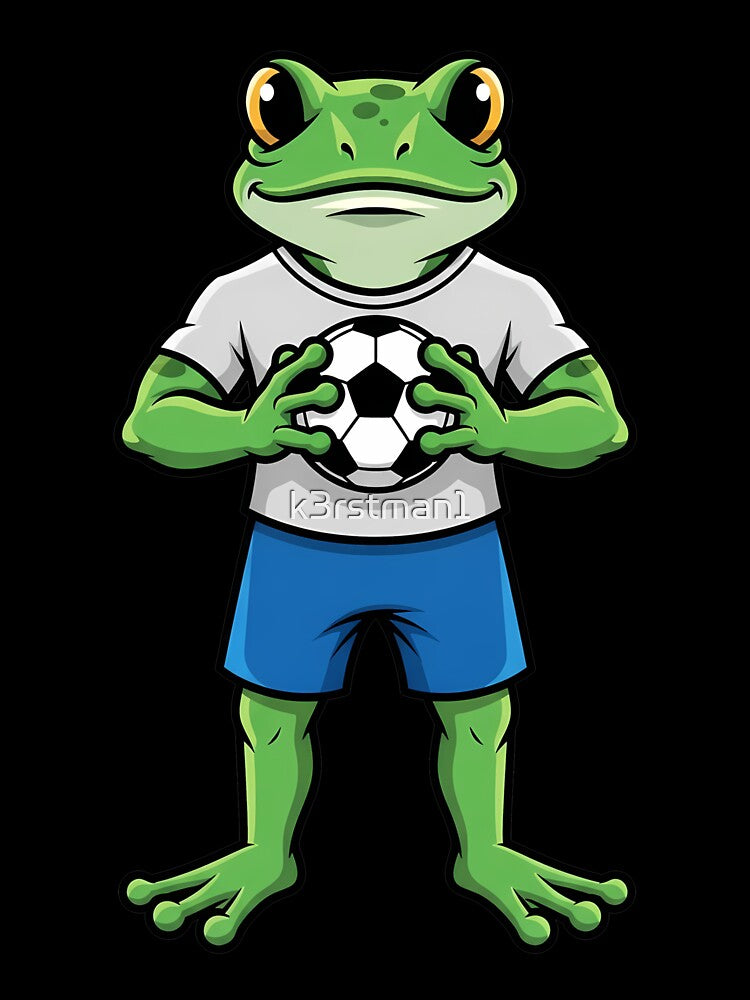 Soccer Frog Mascot Football Fan by k3rstman1