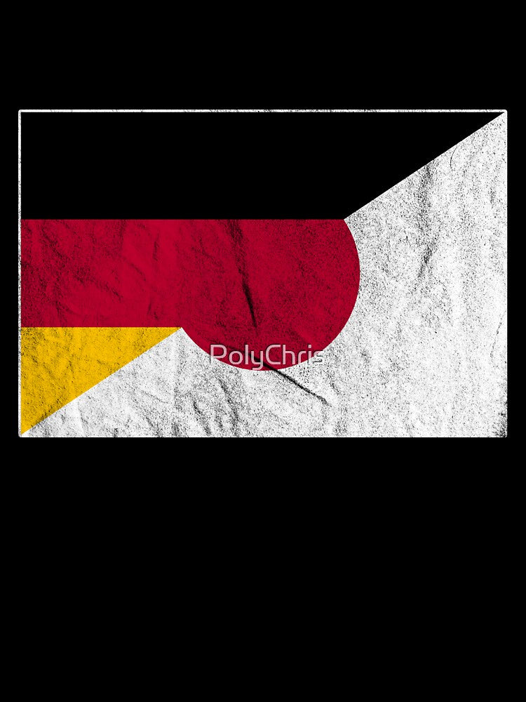Distressed Germany Japan Flag by Carl's Clothing
