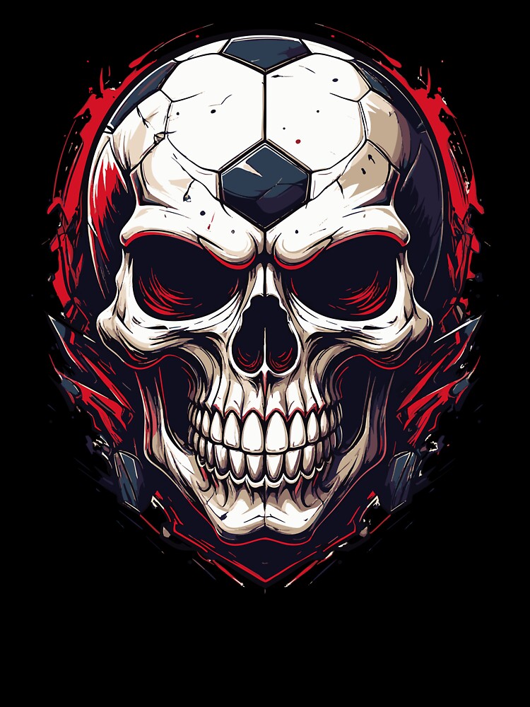 Football Skull – Dark Soccer Design by drizzd
