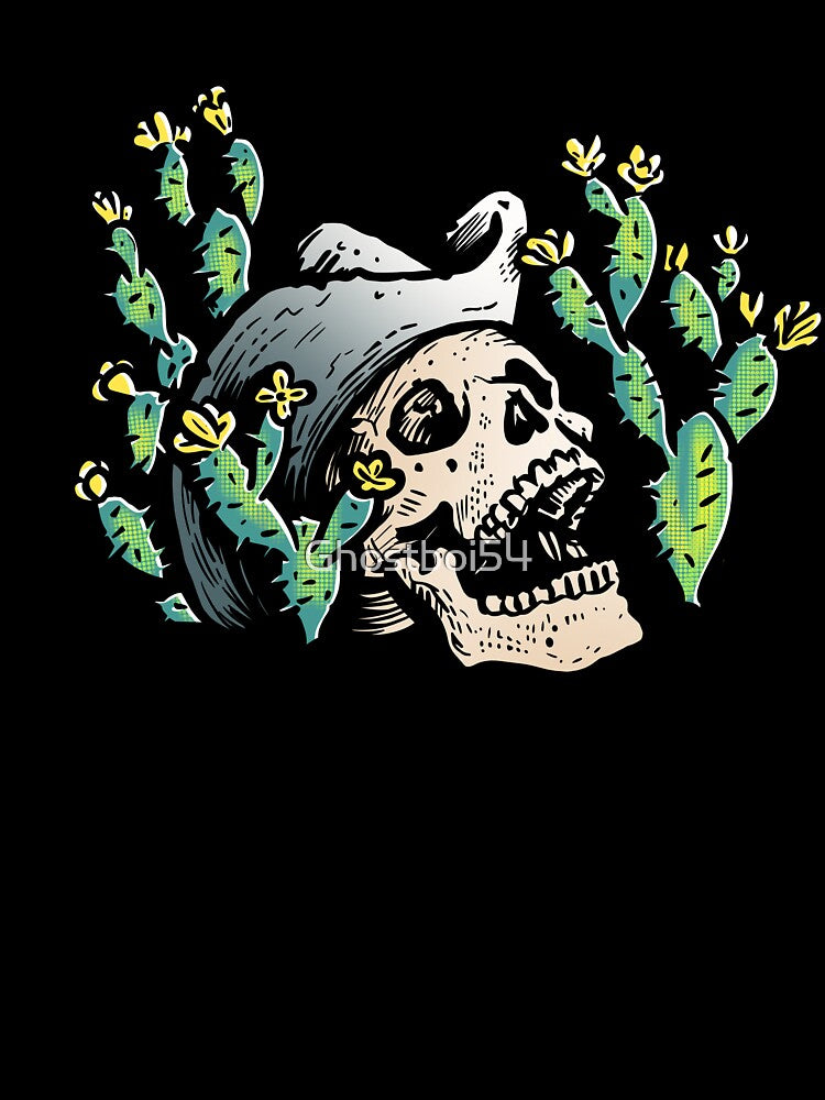 Western Skull & Cactus by Ghostboi54
