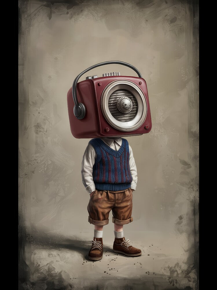 Radio Head by Angry Swan Designs