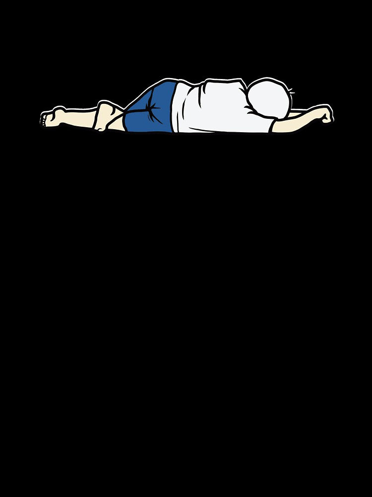 Lazy Person Illustration – Doing Nothing Pose by owl-eyes