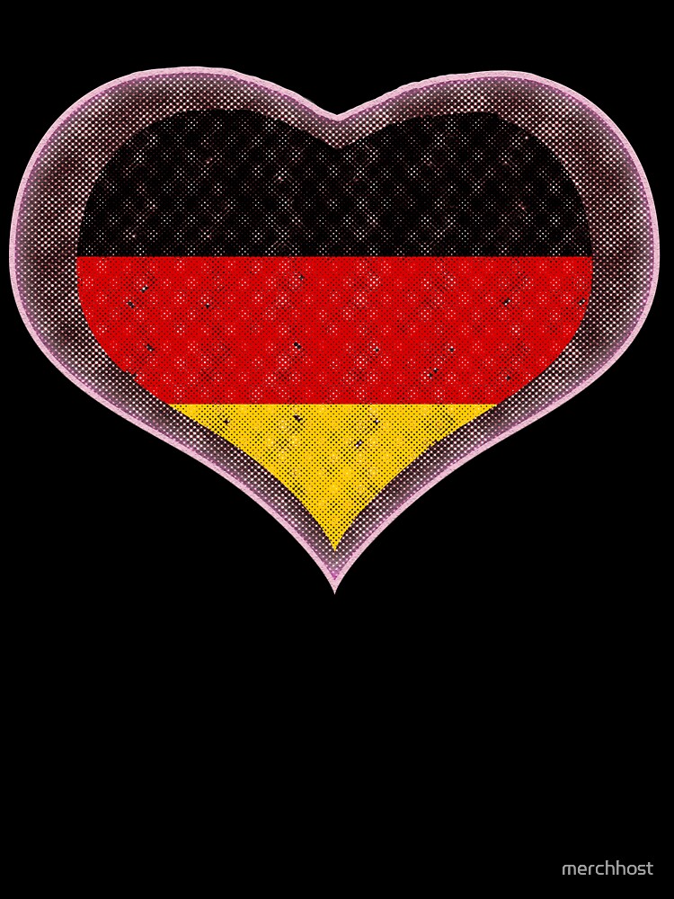 Germany Halftone Flag Heart Deluxe by merchhost